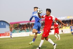 Read more about the article झापा ११ क्वार्टरफाइनलमा प्रवेश, मछिन्द्रलाई १-० ले हरायो