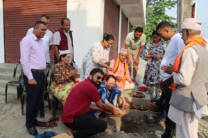 Read more about the article बिर्तामोड–४ मेघाबारी–संजिवनी सडक स्तरोन्नतिको शिलान्यास, ४२६ मिटर सडकमा पेभरसहित नाला निर्माण हुने