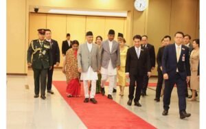 Read more about the article प्रधानमन्त्री ओली र थाइल्याण्डका प्रधानमन्त्री सिनावातबीच भेटवार्ता हुँदै