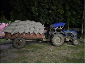 Read more about the article भारत तस्करी हुन लागेको ५० बोरा काक्राको बीउसहित ट्रयाक्टर नियन्त्रणमा