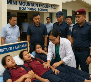 Read more about the article बाह्रदर्शीको मिनि माउण्टेन बोर्डिङ स्कुलमा धाराको पानी खाँदा १७ विद्यार्थी बिरामी