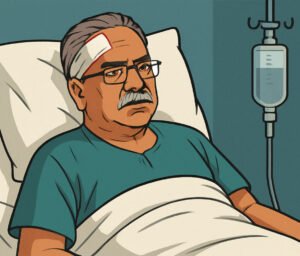 Read more about the article बाथरुममा लडेर प्रचण्ड घाइते, टाउकोमा चोट