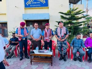 Read more about the article बिर्ताबजार प्रहरी चौकी सुदृढीकरणमा जनप्रतिनिधि र सुरक्षाकर्मीको साझा प्रतिबद्धता