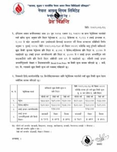 Read more about the article पेट्रोल, डिजेल र मट्टितेलको मूल्यमा वृद्धि