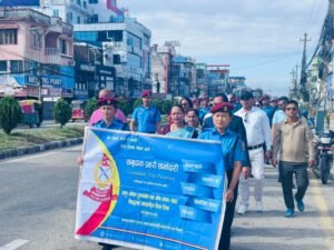 Read more about the article सडक दुर्घटना न्युनिकरण गर्ने उद्देश्यले संचालित ट्राफिक सप्ताह समापन