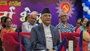 Read more about the article प्रधानमन्त्री ओली रास्वपा र माओवादीमाथि खनिएः ‘भ्रष्ट तत्वहरू अफवाह फैलाउँदै हिँडेका छन्, म रास्वपा होइन, माओवादी होइन’