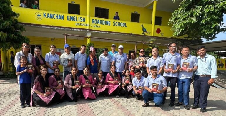 कन्चन इङ्ग्लिस बोर्डिङ स्कूलले राष्ट्रिय आविष्कार केन्द्रलाई ३१ हजार सहयोग