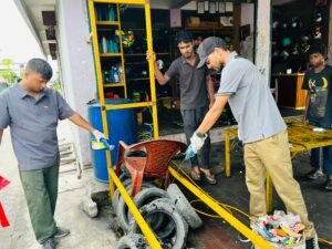 Read more about the article बिर्तामोडमा डेङ्गी नियन्त्रणका लागि ‘लार्भा खोज र नष्ट गर’ अभियान सुरु, ग्यारेज क्षेत्र उच्च जोखिममा