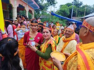 Read more about the article कार्यवाहक अध्यक्ष थपलिया र वडा अध्यक्ष चम्लागाईको उपस्थितिमा बोलबम यात्रा