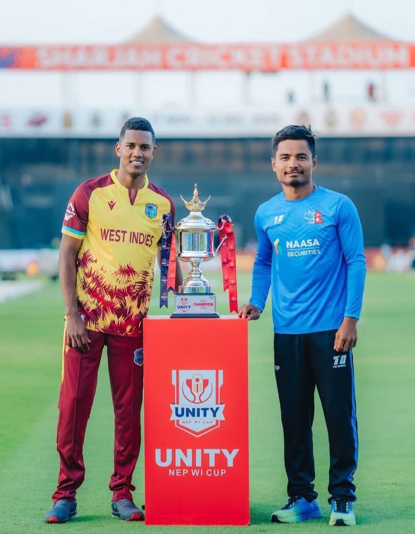 Read more about the article शारजहामा नेपालले वेस्ट इन्डिजलाई हराउँदै ऐतिहासिक जित