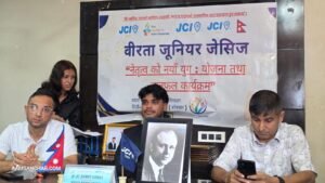 Read more about the article युवाको क्षमता र नेतृत्व विकासमा केन्द्रित, वीरता जूनियर जेसीज बिर्तामोडको नयाँ कार्यक्रम तयारी