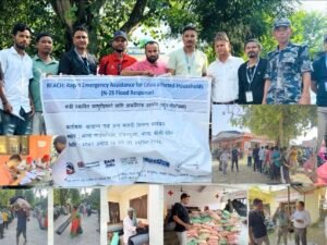 Read more about the article झापामा बाढीपीडितलाई १८ लाख बराबरको राहत सामग्री वितरण