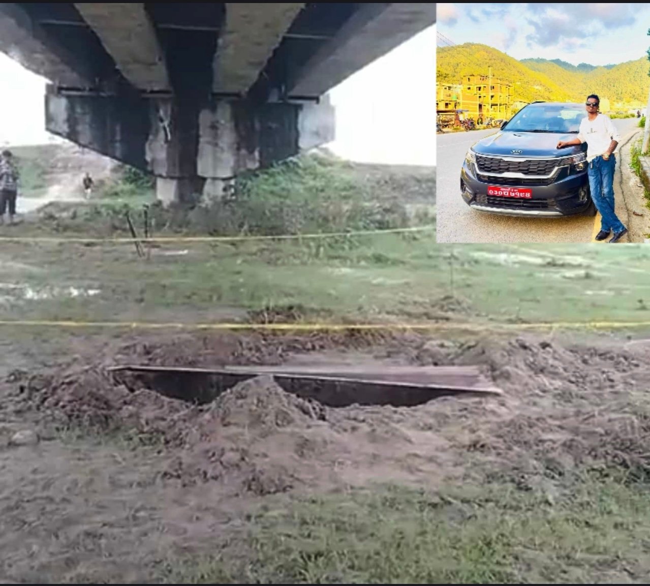 Read more about the article बिरिङ पुलमुनि गाडिएको अवस्थामा फेला