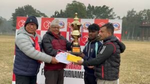 वडा स्तरीय नकआउट फुटबल प्रतियोगिताको उपाधि वडा नं. १० ले जित्यो