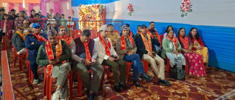 गायत्री माता मन्दिरको प्रथम वार्षिकोत्सव भब्य रुपमा सम्पन्न