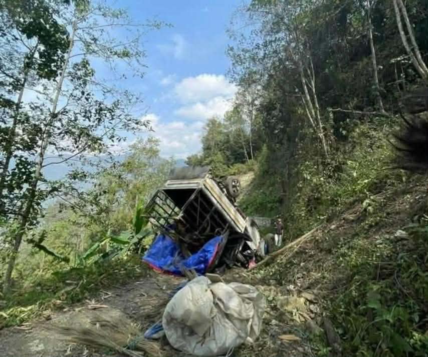 पाँचथरको हिलिहाङमा पिकअप दुर्घटना हुँदा एक जनाको मृत्यु 