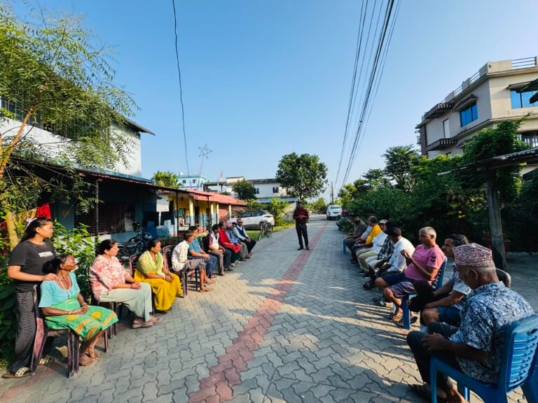 नयाँ समावेशी टोल विकास संस्थाको शुभकामना आदान प्रदान कार्यक्रम 