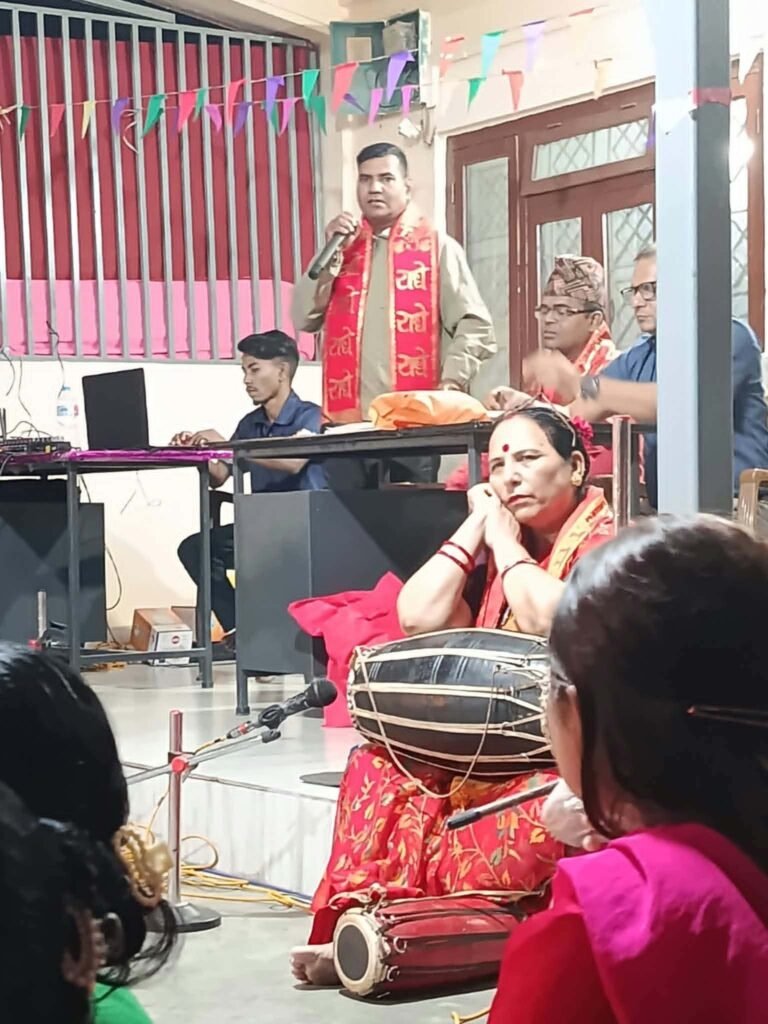 आदर्शनगर सेवा समाजको दुर्गा पूजा महोत्सवको भजन कीर्तन र सांस्कृतिक कार्यक्रम 